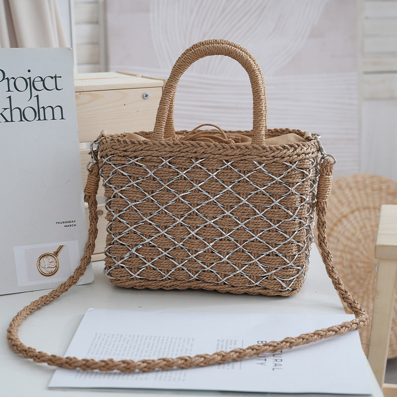 Stilvolle Rattan-Handtasche Brehn