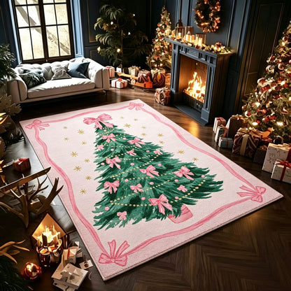 Gemütlicher winterlicher Teppich