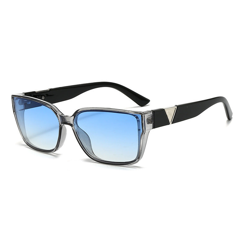 Damen Oversized quadratische Sonnenbrille mit eleganten Akzenten Brehn