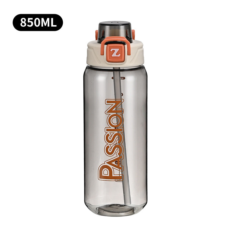 Damen Trinkflasche mit integriertem Messsystem und Flip-Top-Verschluss Brehn