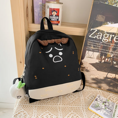 Verspielter Rucksack im Cartoon-Thema