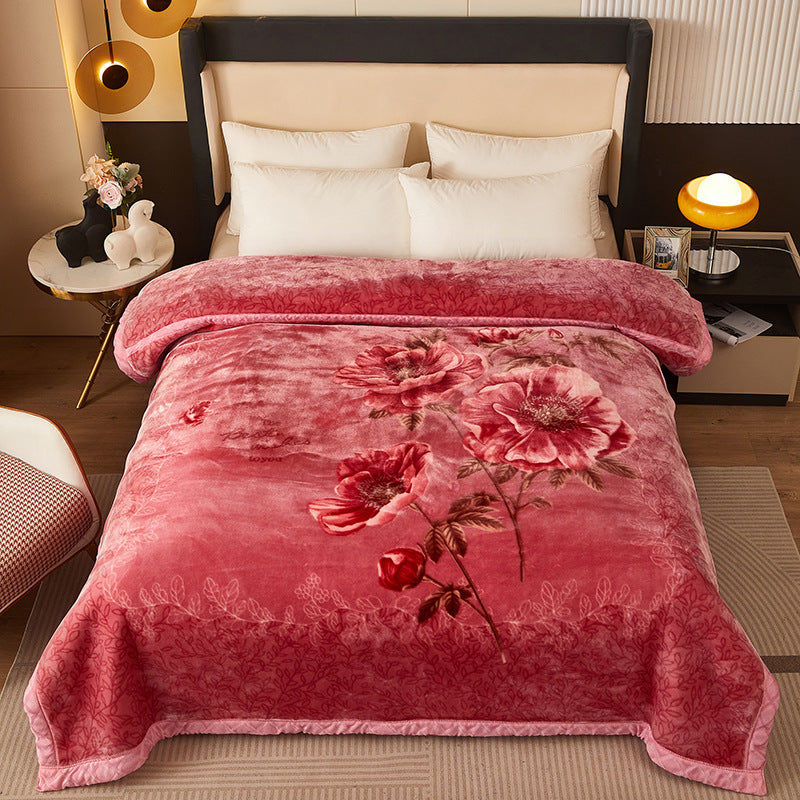 Damen Kuschelige Fleece-Decke mit Tiermotiv Brehn