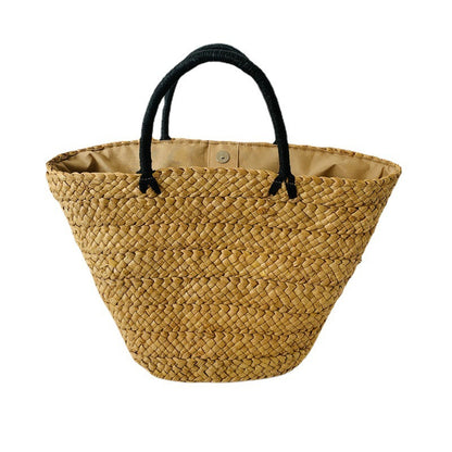 Handgefertigte Strohmarkt-Tasche Brehn