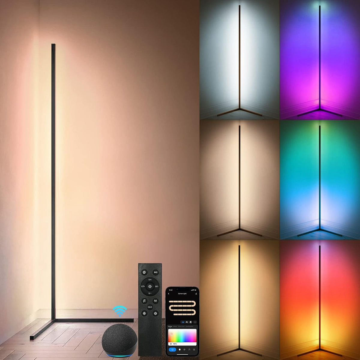 Smart LED Stehlampe