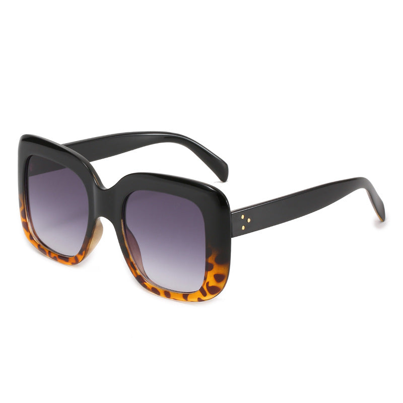 Damen oversized quadratische Sonnenbrille mit hochwertigem Kunststoffrahmen Brehn