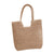 Handgefertigte Stroh-Tasche mit Modernem Design Brehn