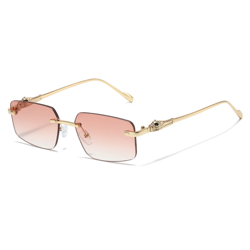 Designer Rechte Sonnenbrille mit luxuriösen metallischen Details Brehn