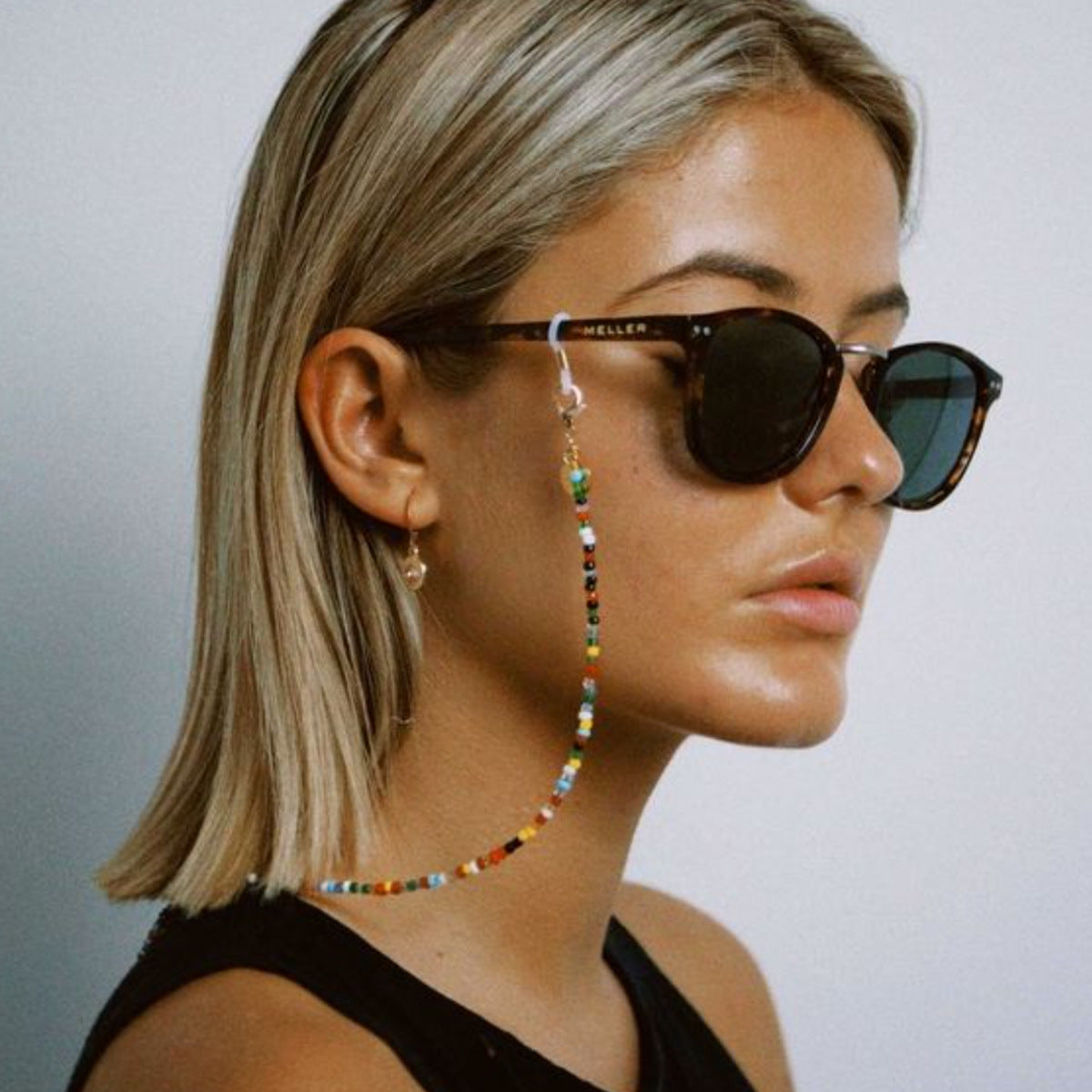 Multi-Farben Perlen Brillenhalter Kette Brehn