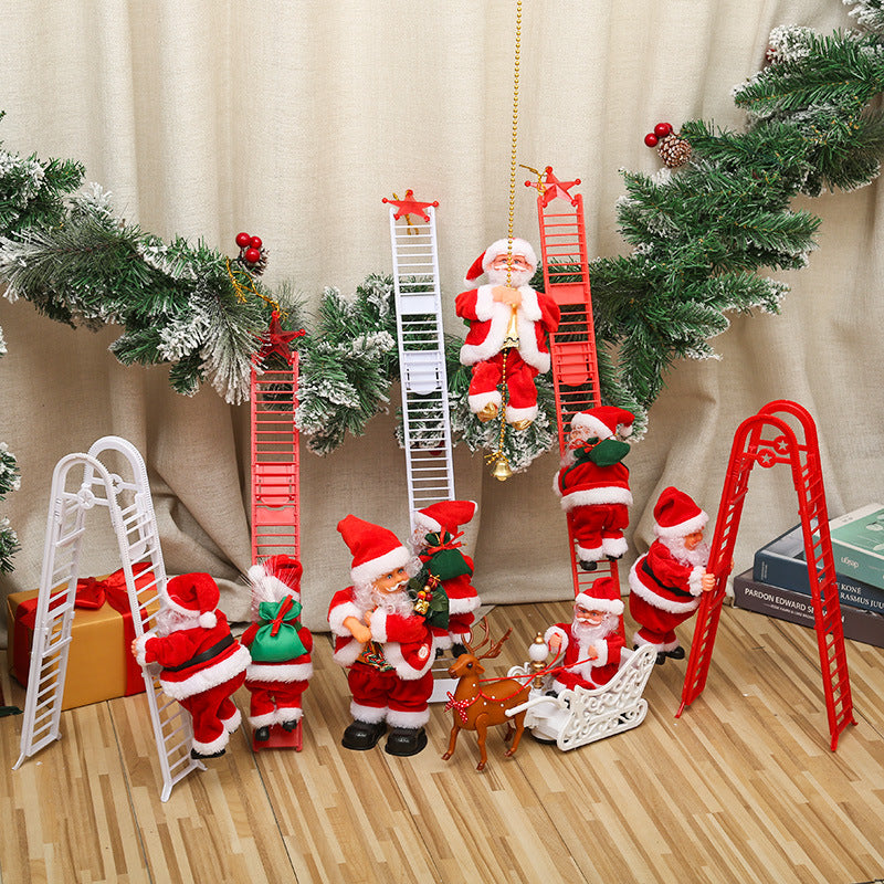 Lustige Weihnachtsmann Deko Figur Brehn