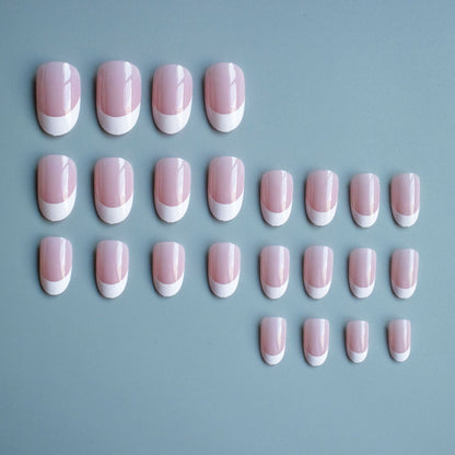 Elegantes französisches Tipp-Acryl-Nagelkunst-Set