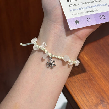 Crystal Charm Armband Brehn