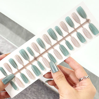Glänzendes Gradient Press-On Nagel Set Brehn