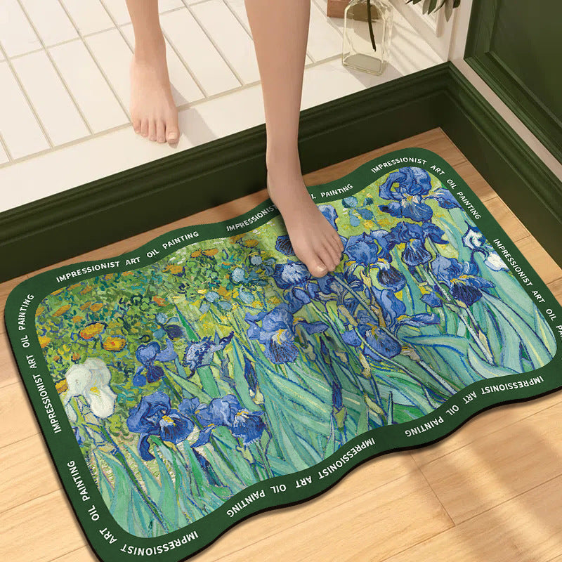 Künstlerische impressionistische Kunst-Badematte