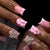 3D Floral Press-On Nagelkunst Set Brehn