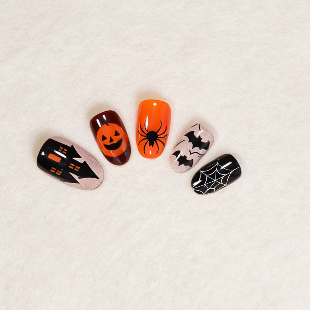 Halloween-Themen Press-On Nail Art Kit Brehn