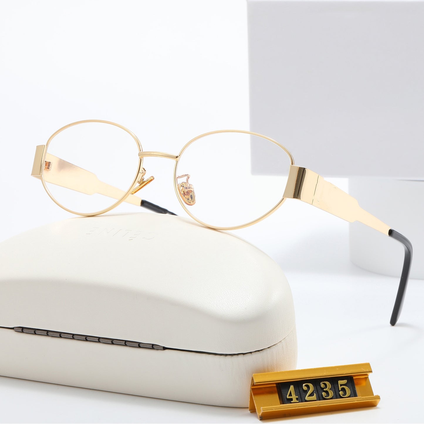 Damen Elegante Designer-Sonnenbrille mit filigranem Rahmen und UV-Schutz Brehn