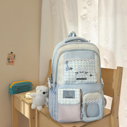 Stylische Multifunktions-Rucksack mit süßen Akzenten Brehn