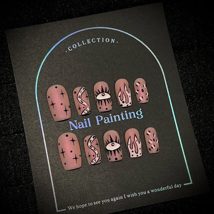 Künstlerisches Nagelkunstdesign