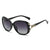 Damen glamouröse Oversize-Sonnenbrille Brehn