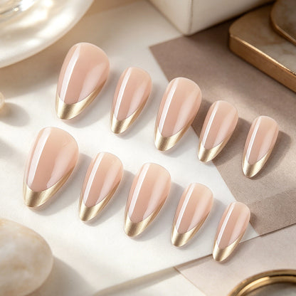 Premium Glänzende Gel-Nagelverlängerungen Brehn