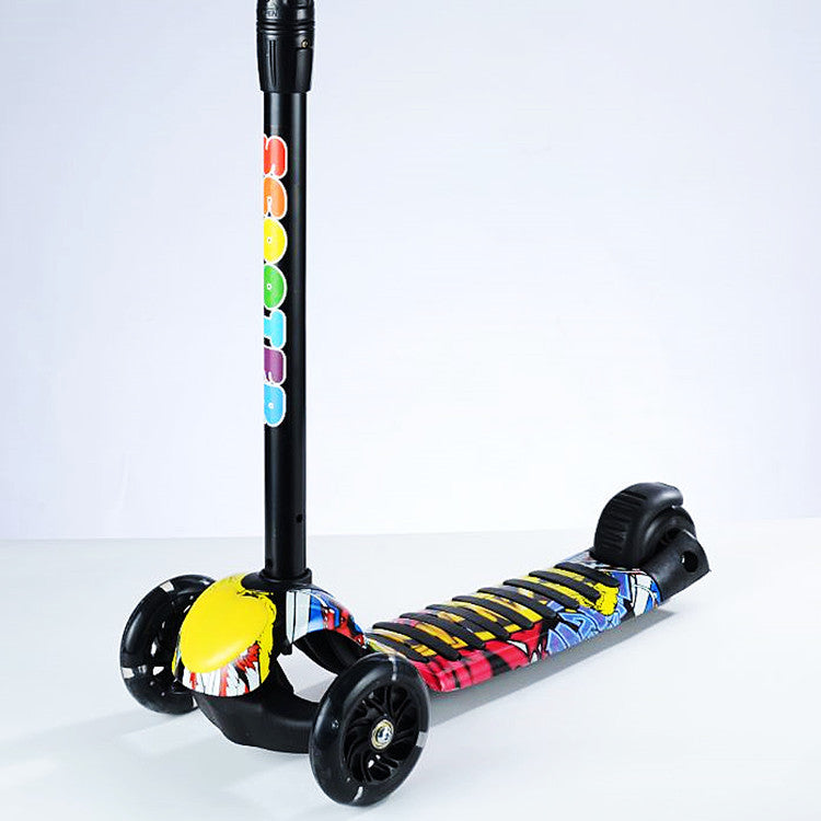 Stilisiert Dreirad Kickboard Scooter Brehn