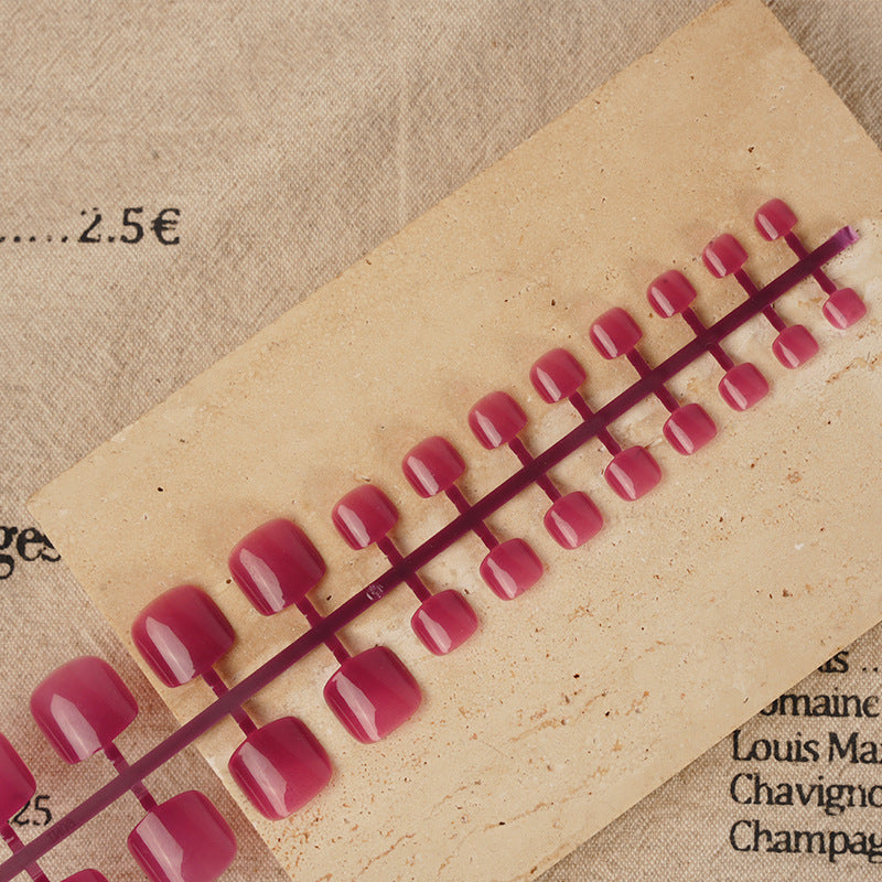 Glänzendes Quadratisches Press-On Nail Set Brehn 1790727059