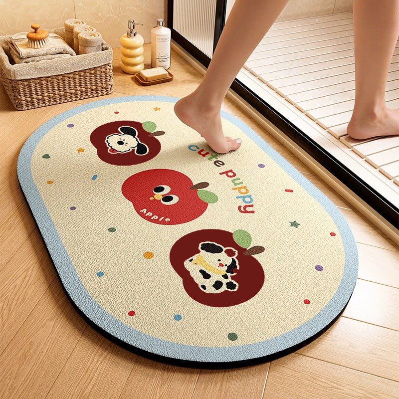 Niedlicher Tier-Motiv Memory Foam Badematte Brehn