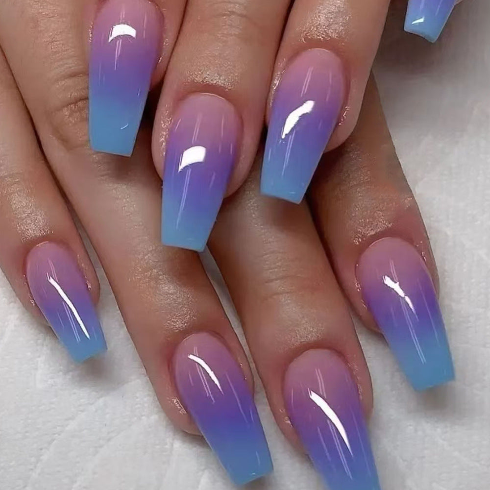 Ombre Press-On Nagelverlängerungen Brehn