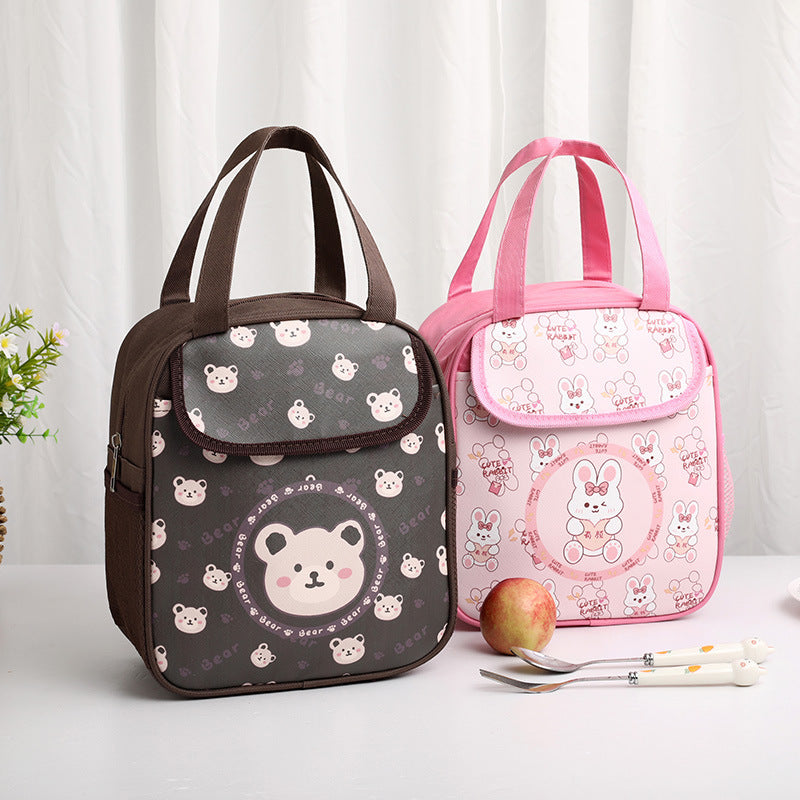 Kinder isolierte Bunny Lunch Tasche Brehn