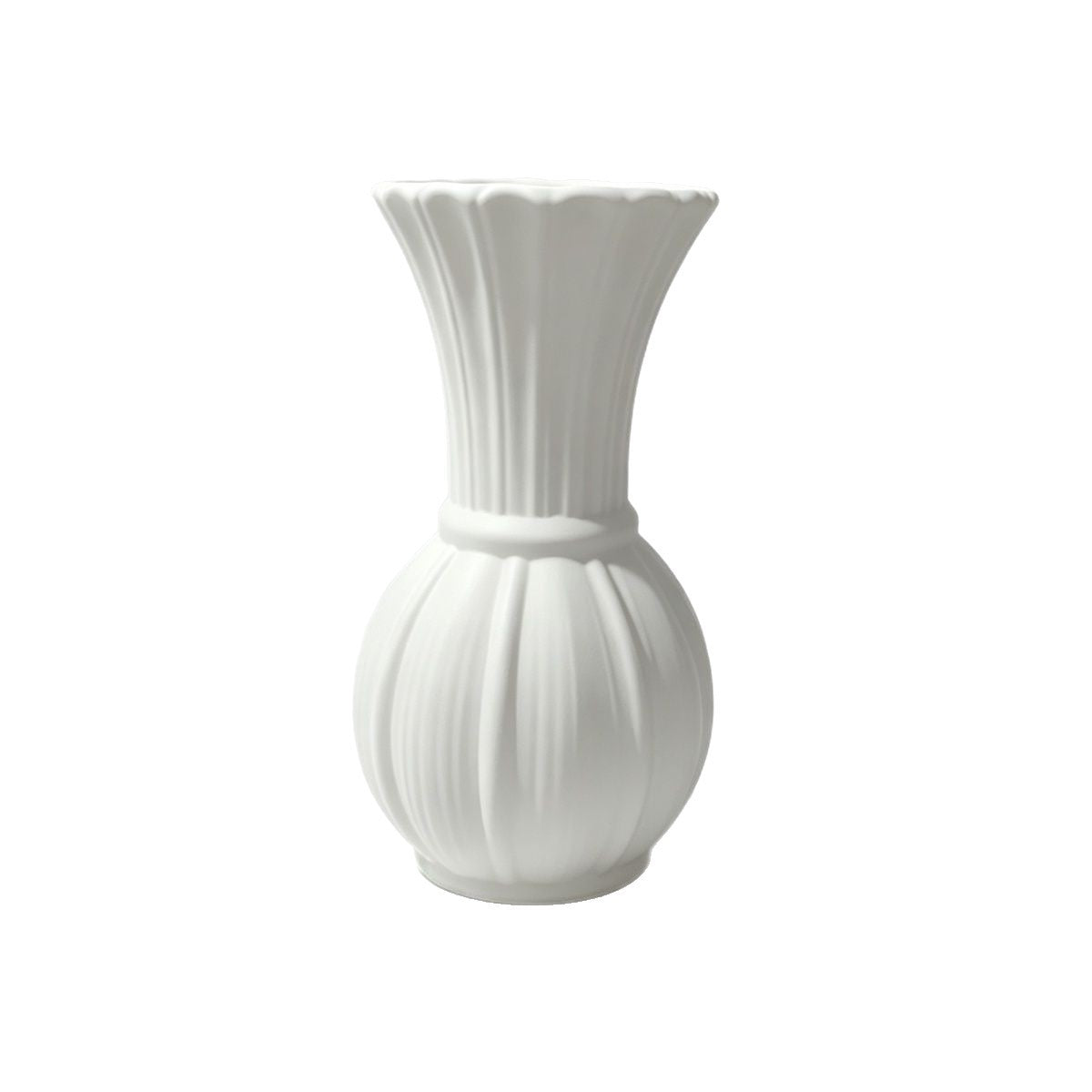 Elegante gerippte Blumenvase Brehn