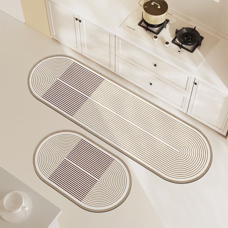 Modern geometrischer Küchenläufer Teppich