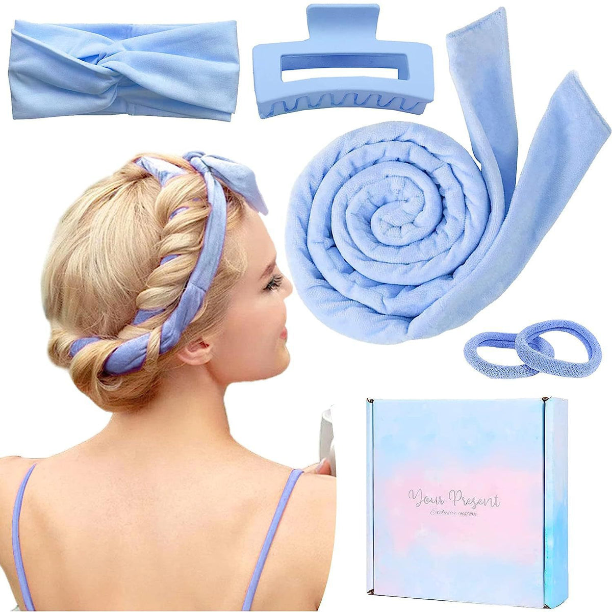 Vielseitiges weiches Haarstyling-Set