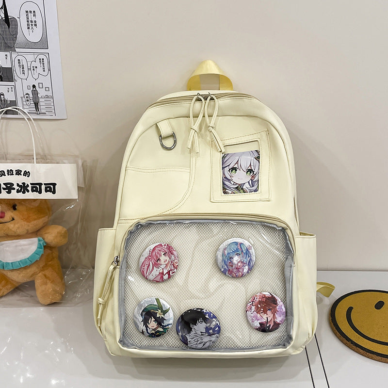 Anime-Charakter-Themen-Schulrucksack