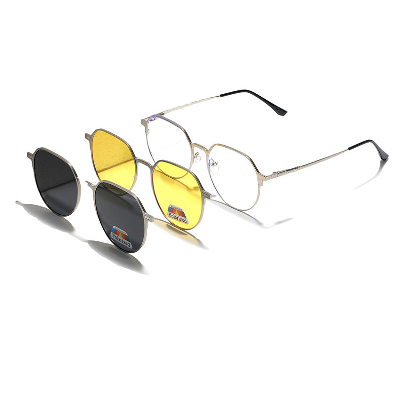 Damen modische Sonnenbrille mit unterschiedlichen Gläsern Brehn