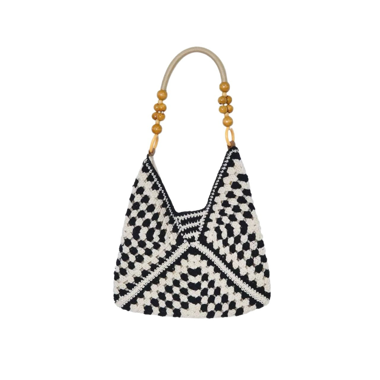 Handtasche mit Bohemian Häkeloptik Brehn