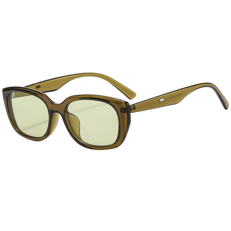 Damen modische oversized Sonnenbrille mit stilvollem Kunststoffrahmen Brehn
