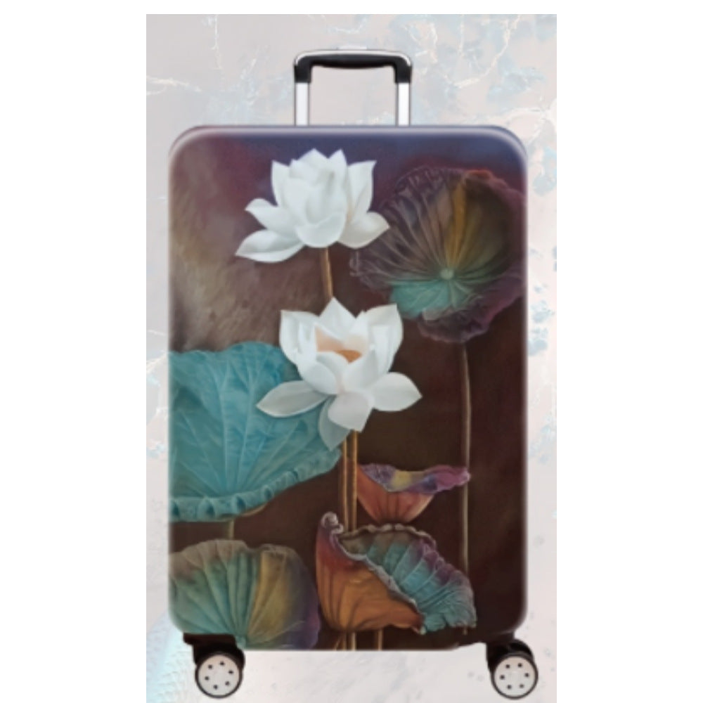 Damen Hartschalenreisekoffer mit elegantem Lotusdesign Brehn