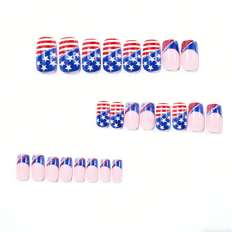Patriotische Nagelkunst Designs Brehn