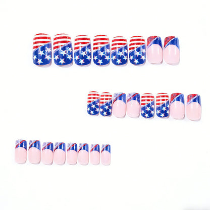 Patriotische Nagelkunst Designs Brehn