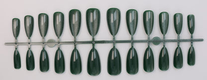 Kunstnagelset mit schimmernden Designs Brehn