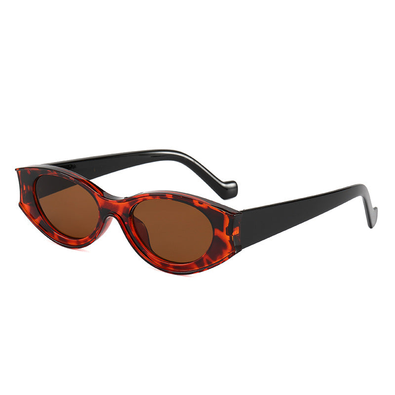 Damen Cat-Eye Sonnenbrille mit kontrastierendem Rahmendesign Brehn