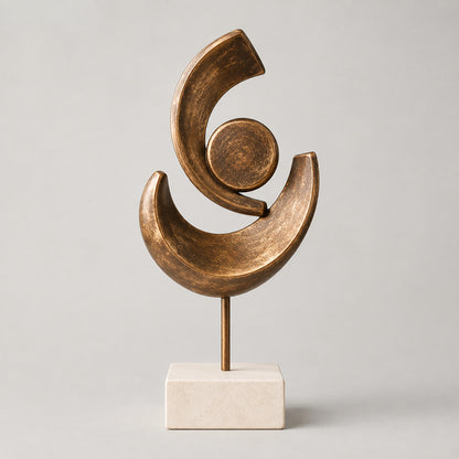 Abstrakte dekorative Tischskulptur