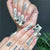 Halloween-Themen Press-On Nail Art Extensions Brehn