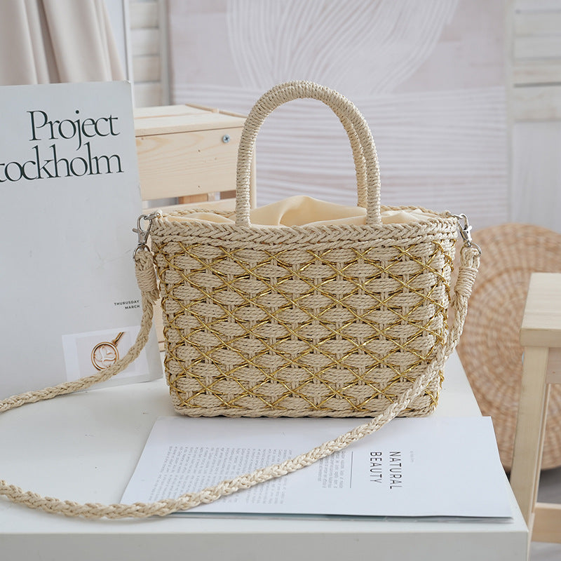 Stilvolle Rattan-Handtasche Brehn