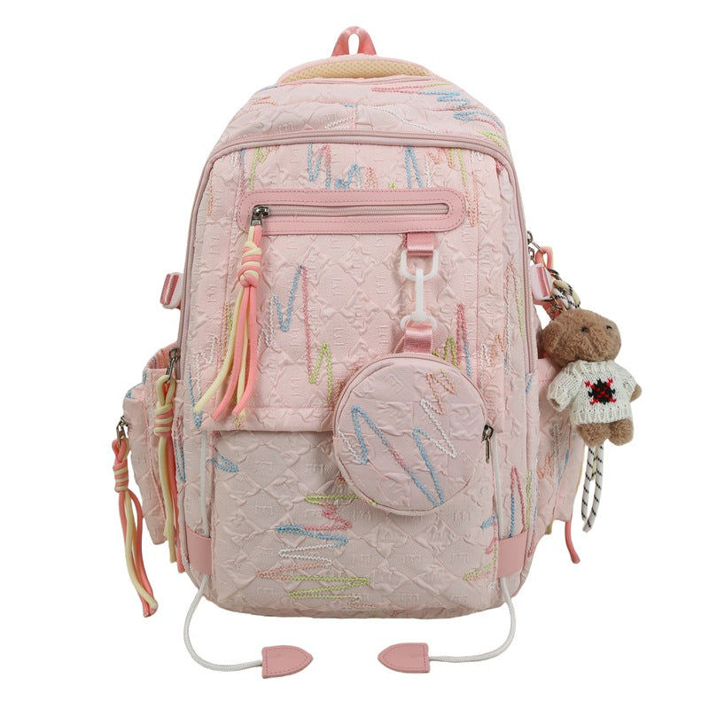 Trendiger bestickter Rucksack