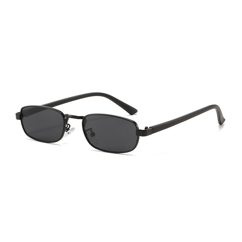 Elegante Vintage-inspirierte rechteckige Sonnenbrille Brehn
