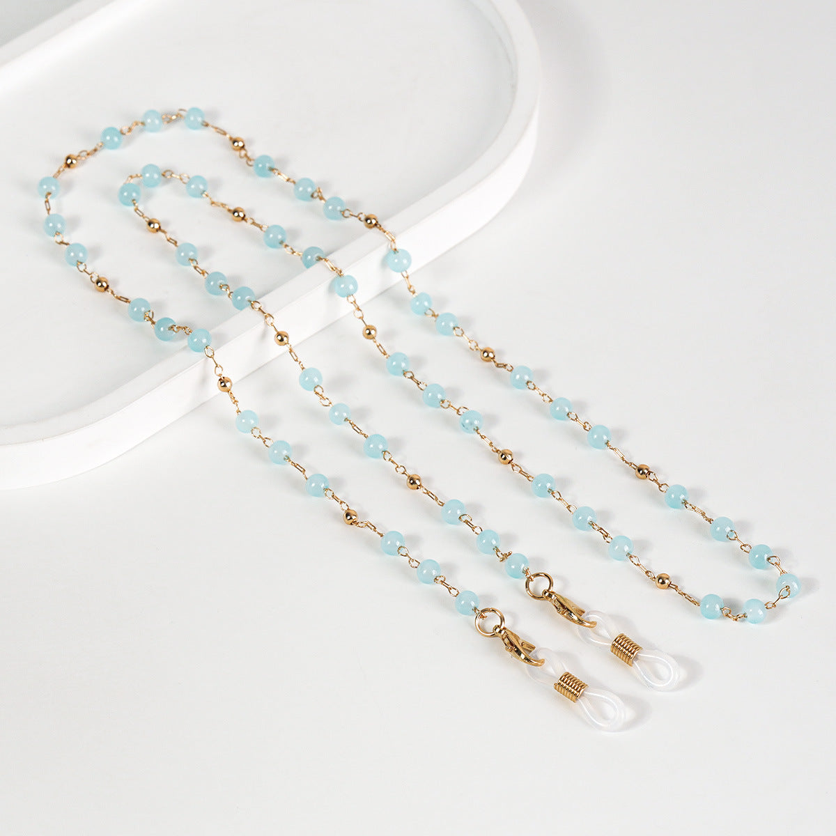 Stylische Perlen Brille Kette Brehn