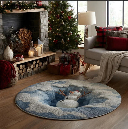 3D Weihnachtsmuster Teppich