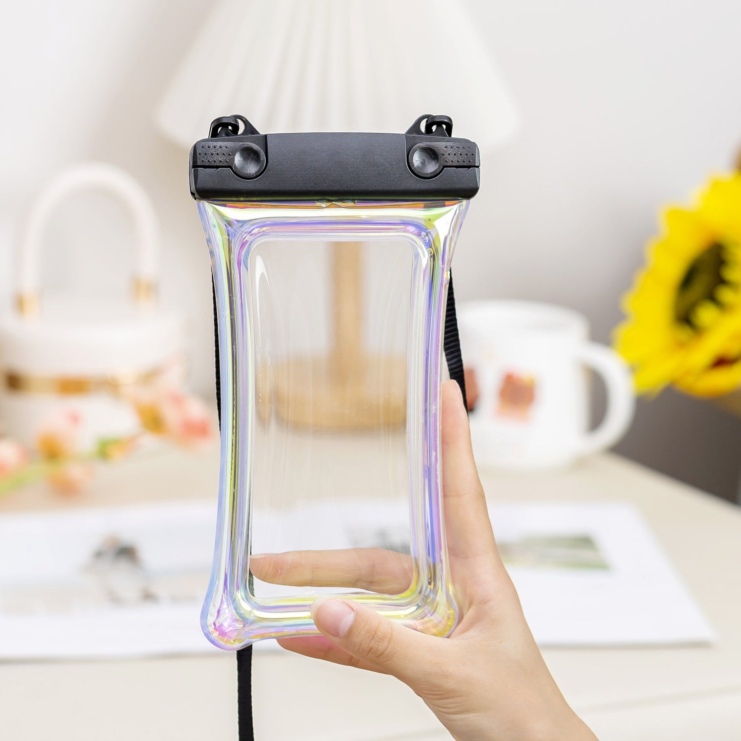 Transparente Wasserdichte Hülle mit Tragegurt Brehn