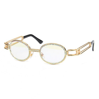 Damen feminine Designer-Sonnenbrille mit extravagantem Rahmen Brehn